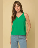 Sleeveless Knot Top-Tops-Gilli-Small-Kelly Green-cmglovesyou