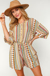 Bohemian Woven Romper-Jumpsuits & Rompers-Sugarfox-Small-cmglovesyou