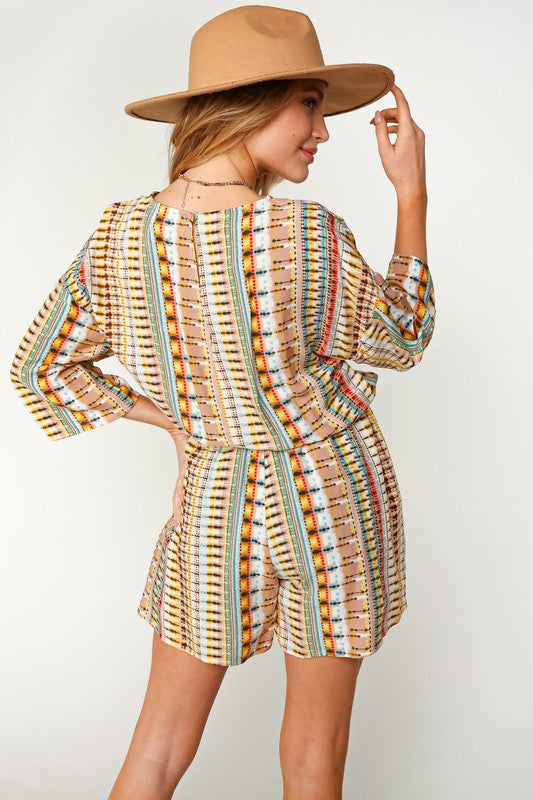 Bohemian Woven Romper-Jumpsuits & Rompers-Sugarfox-Small-cmglovesyou