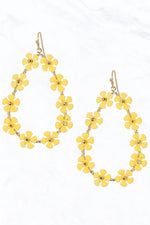 Metal Teardrop Earring-Earrings-Suzie Q USA-Yellow-cmglovesyou