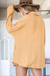 Textured Knit Oversized Shacket-Jacket-Bucketlist-S-Mocha-cmglovesyou