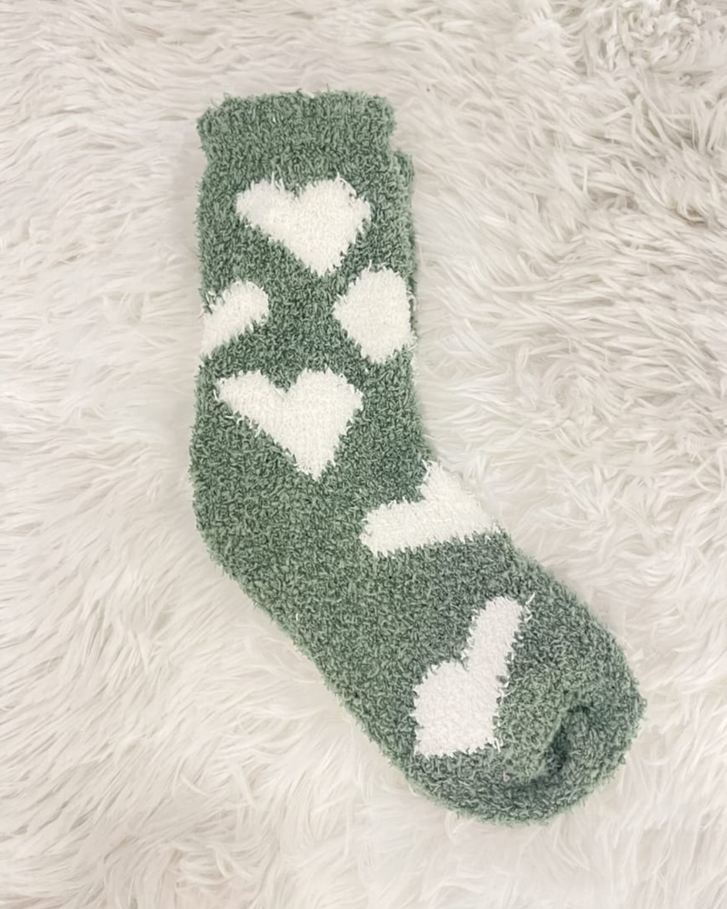 Heart Fuzzy Socks-Socks-Alibaba-Sage-cmglovesyou