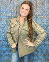 All You Need Is Love Button Up Jacket-Jacket-Elan-8-S-Olive-cmglovesyou