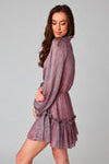 Grace Long Sleeve Mini Dress-Dresses-BuddyLove-Extra Small-Forget Me Not-cmglovesyou