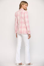Tweed Blazer-Blazer-Fate by LFD-Small-Cream/Pink-cmglovesyou