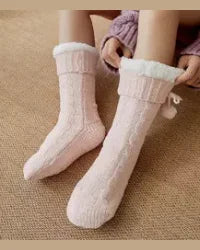 Fuzzy Socks-Apparel & Accessories-Alibaba-Light Pink-cmglovesyou