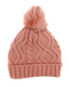 Knitted Pom Beanie-Hats-Suzy Q USA-Pink-cmglovesyou