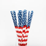 Reusable Straws-Bizzy Izzy Boutique-American Flag-cmglovesyou