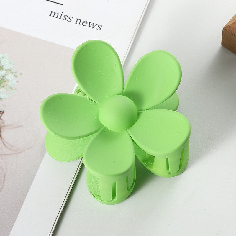 Flower Claw Clips-Hair Accessories-Alibaba-Green-cmglovesyou