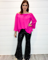 Structured Sequins Dress Pants-bottoms-Saints and Hearts-Small-Rose Gold-cmglovesyou