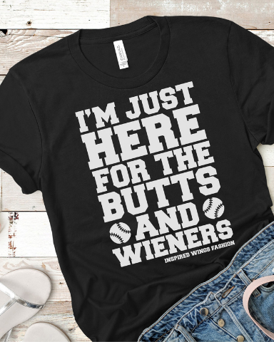 Butts and Wieners Tee-Tops-cmglovesyou-Small-cmglovesyou