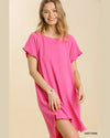 All You Need Midi Dress-Dresses-Umgee-Small-Hot Pink-cmglovesyou