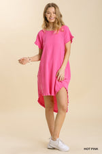All You Need Midi Dress-Dresses-Umgee-Medium-Hot Pink-cmglovesyou