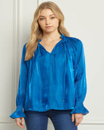 Iridescent Long Sleeve Top-Tops-Entro-Small-Royal-cmglovesyou