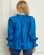 Iridescent Long Sleeve Top-Tops-Entro-Small-Royal-cmglovesyou