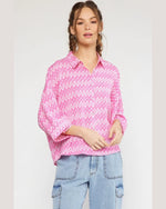 Geometric Top-Shirts & Tops-Entro-Small-Pink-cmglovesyou