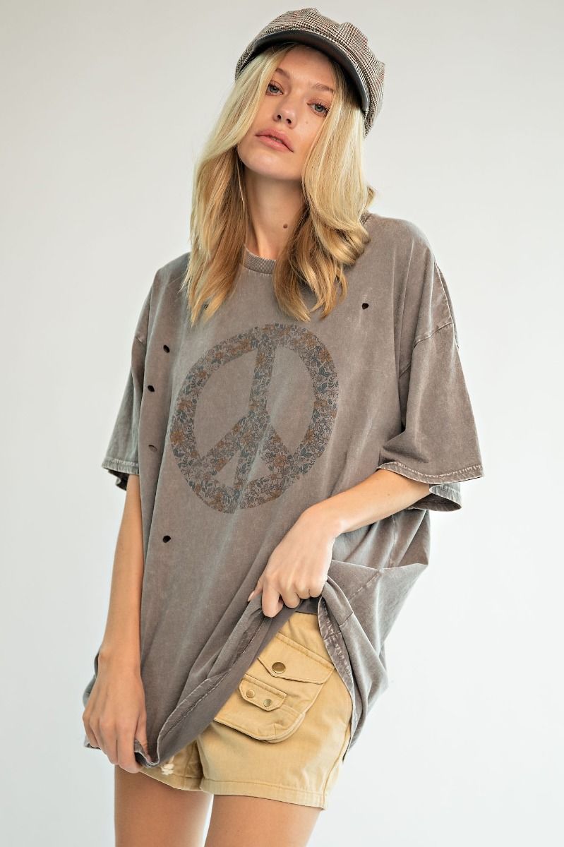 Peace Sign Top-T-Shirt-Easel-Small-Ash-cmglovesyou