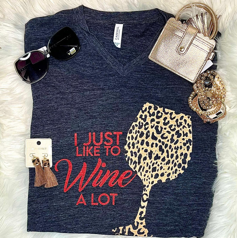 Wine A Lot TShirt-Tops-cmglovesyou-Small-cmglovesyou