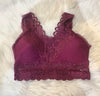 Seamless V-Back Bralette-bralette-Yahada-S/M-Magenta-cmglovesyou