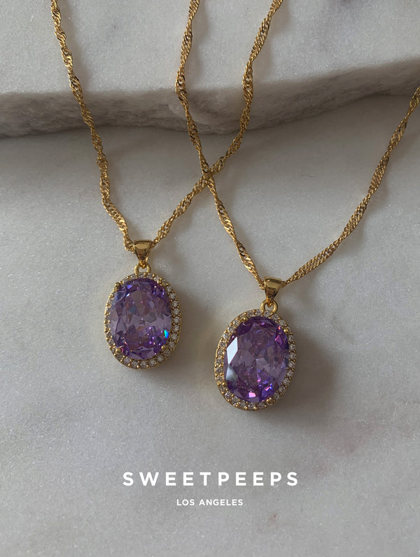 Origin Oval Pink Sapphire Necklace – eVogued