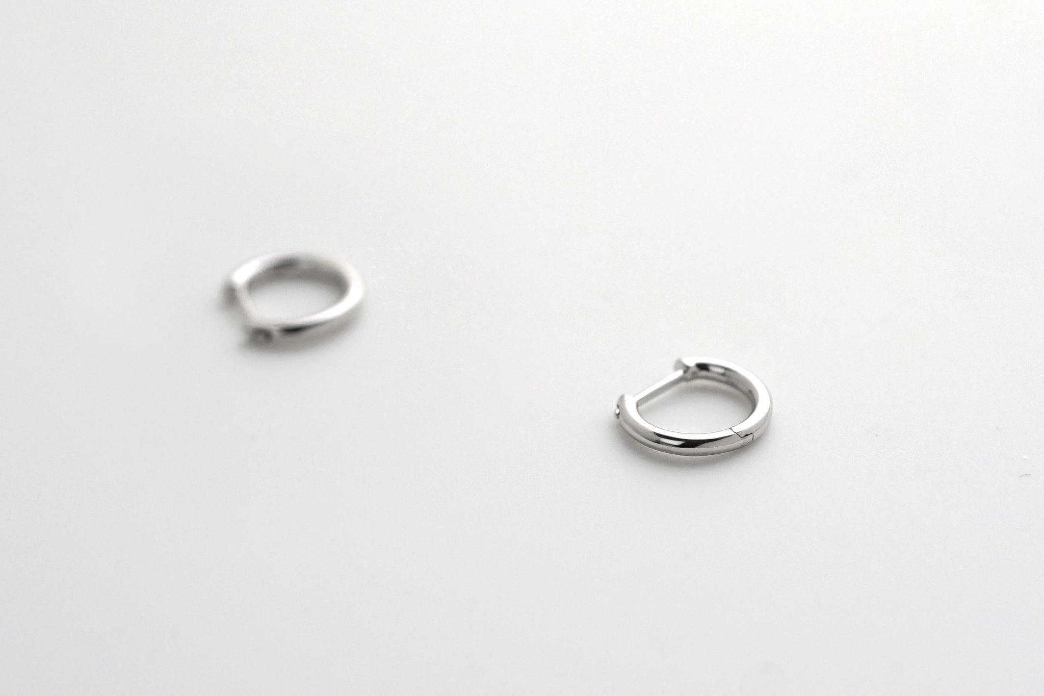 Sterling Silver Tiny Hoop Earrings