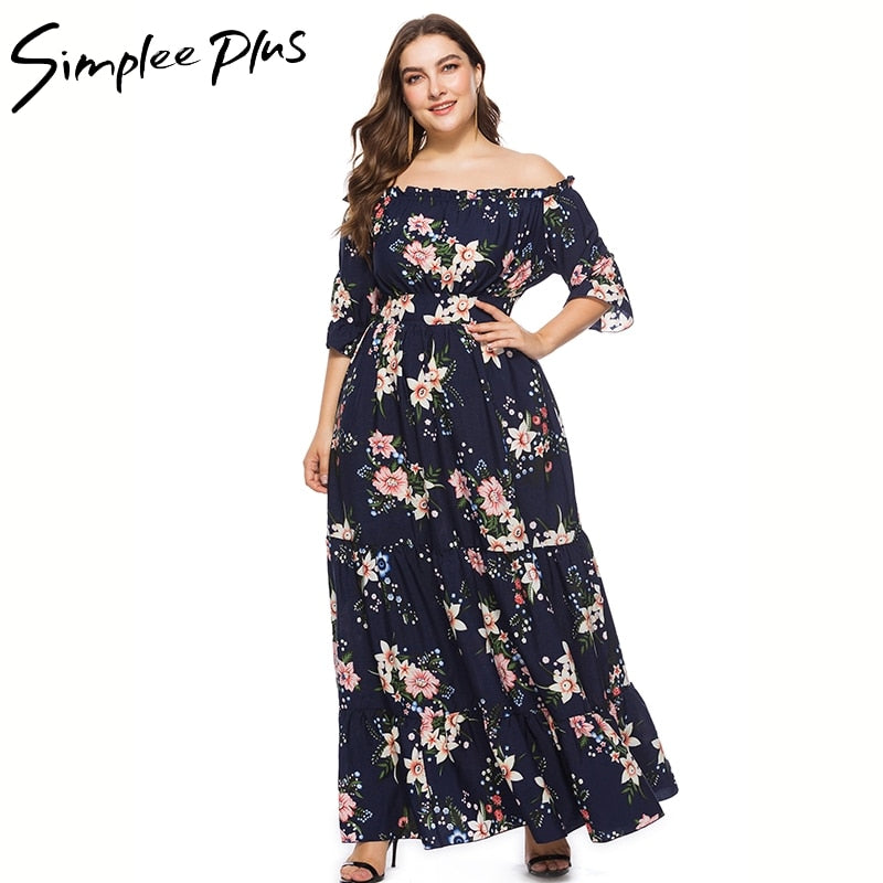 large size maxi dresses