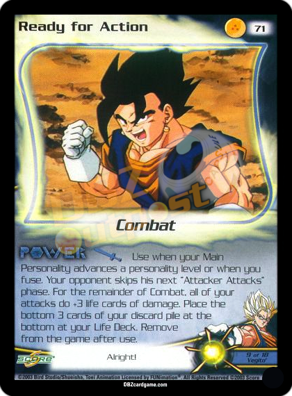 Fusion Format DBZ TCG - Score + Panini - Rules + Discussion