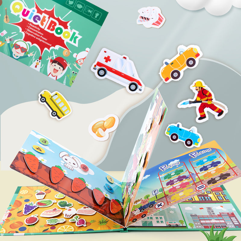 Bookessori Montessori Busy Book For Kids To Develop Learning Skills