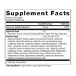 Regenerative Organic Certified™ Metabolism Support Probiotics supplement label