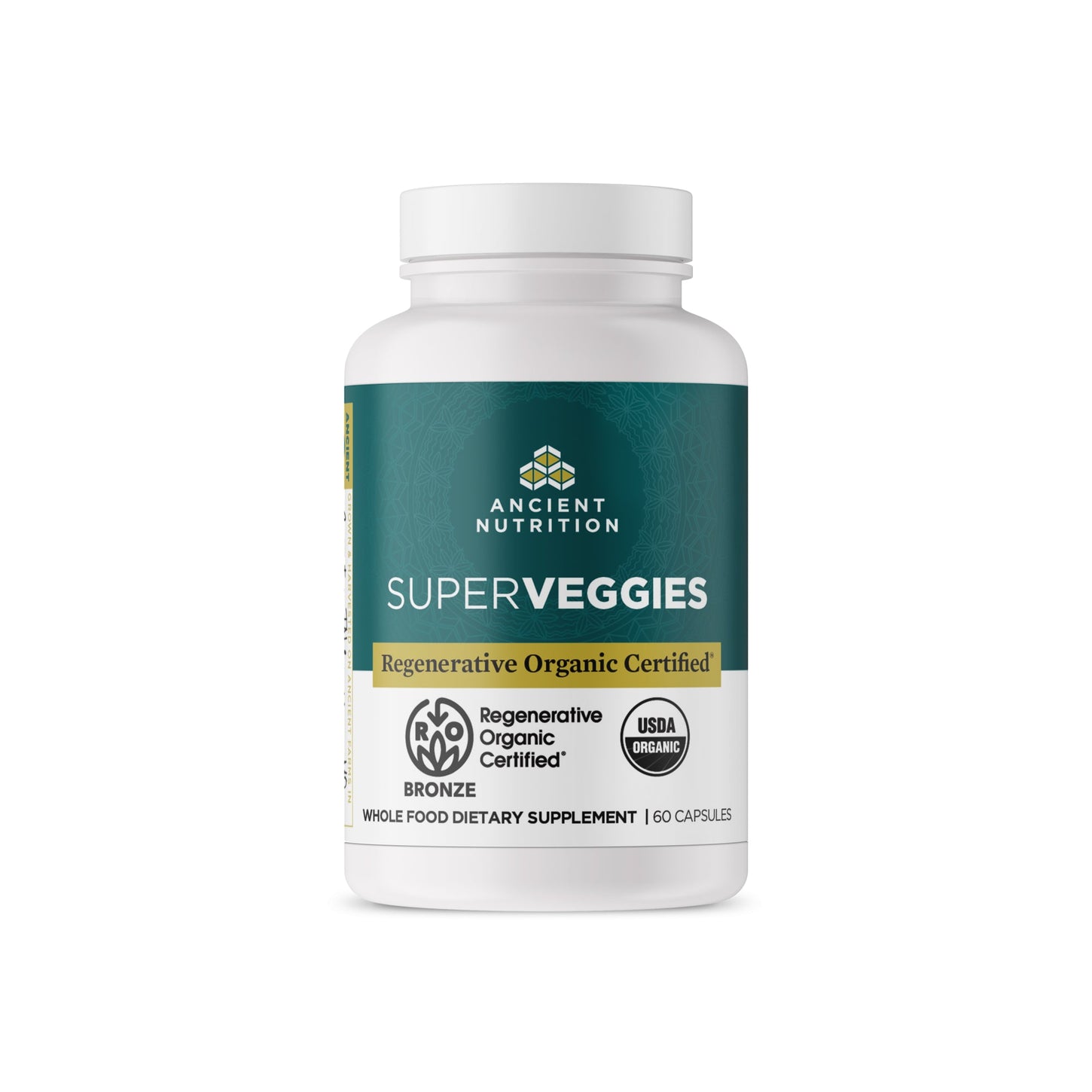 Regenerative Organic Certified™ SuperVeggies  front of bottle