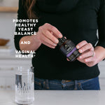 person holding SBO Probiotics Vaginal Once Daily bottle