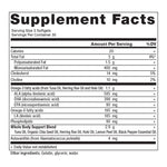 Omega softgel supplement label