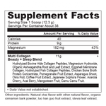 multi collagen protein beauty sleep supplement label 