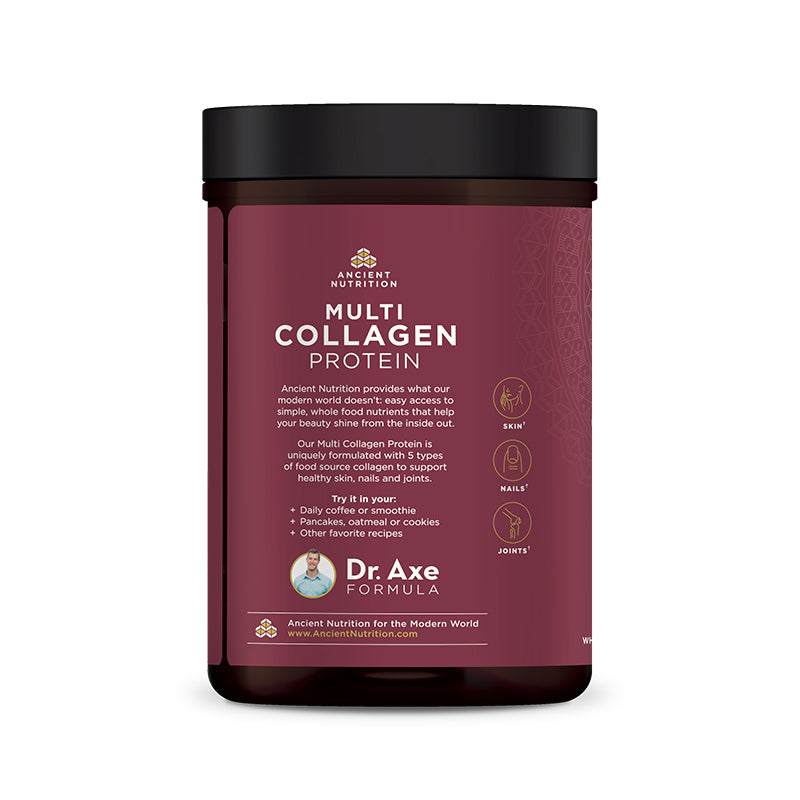  Multi Collagen Protein side of bottle