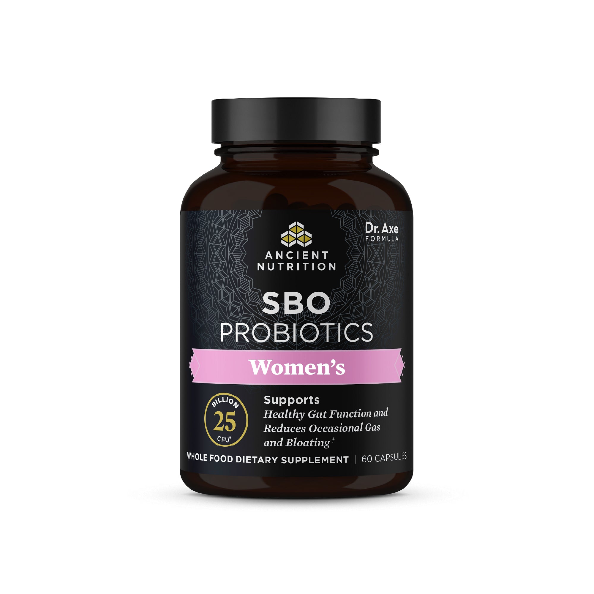 SBO Probiotics Women's Capsules front of bottle