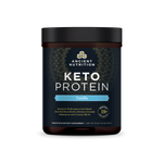 keto protein vanilla front of bottle