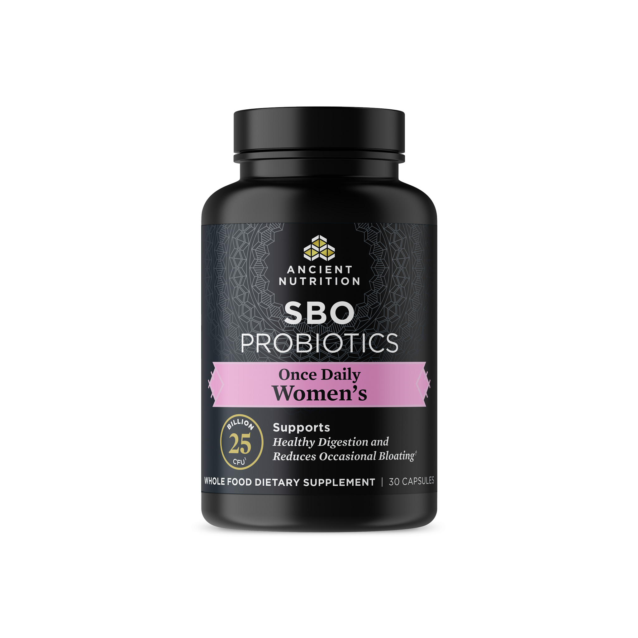 SBO Probiotics Women's Once Daily front of bottle