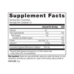 Collagen peptides gummies supplement label