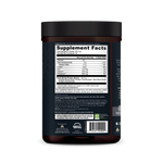 Bone Broth Protein Chocolate back of container with supplement facts