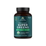 Organic SuperGreens Tablets front of bottle