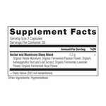 Stress & Sleep Support Capsules supplement label