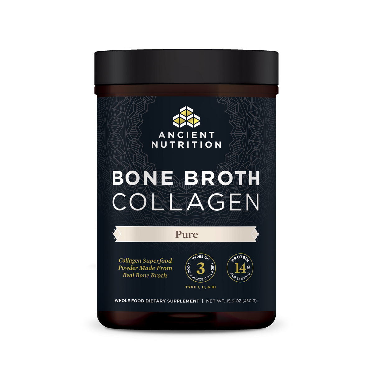 Bone Broth Collagen Protein Powder Pure | Ancient Nutrition â€“ Dr. Axe Store