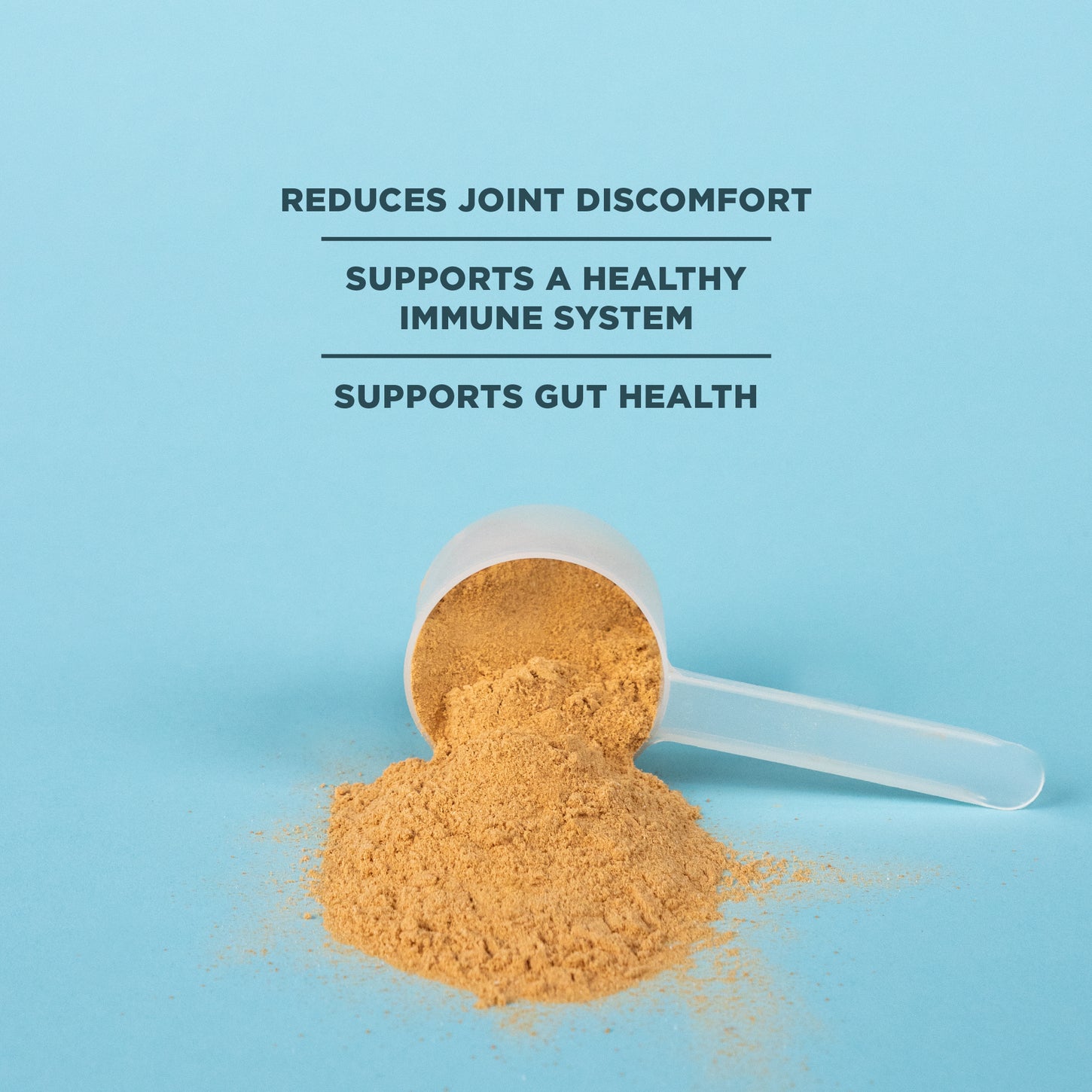 bone broth protein turmeric scoop of powder