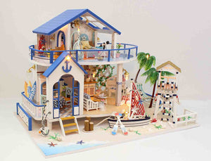 Handmade Miniature Doll House Furniture Kit Legend Of The Blue