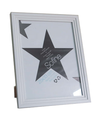 White Photo Frames Modern Timber Picture Frame A4 A3 4x6 5x7 8x10 10x13  11x14 12x16 & 12x18 Size 