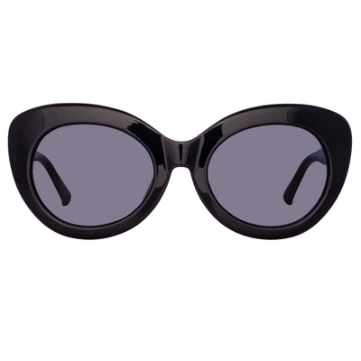 Magda Butrym Cat Eye Sunglasses in Black by LINDA FARROW – LINDA FARROW  (INT'L)