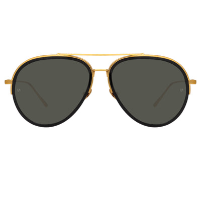 Shelby Cat Eye Sunglasses in Black by LINDA FARROW – LINDA FARROW (INT'L)