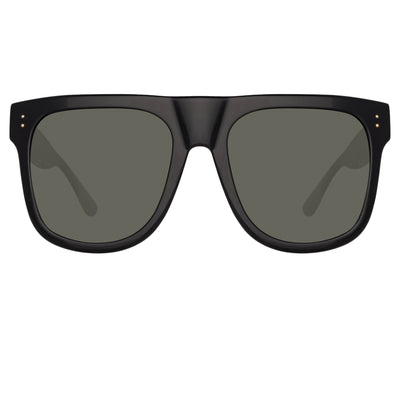 Desiree D-Frame Sunglasses in Black (Men's) by LINDA FARROW – LINDA FARROW  (INT'L)