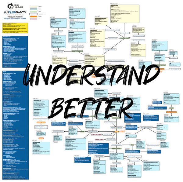 BJJFlowCharts-Flow Chart of Gordon Ryan's Turtle and Front Headlock Escapes Jiu-Jitsu System