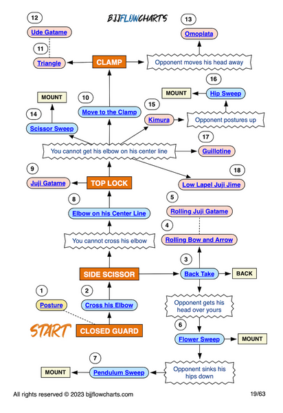 BJJFlowCharts-The Fundamentals Blueprint